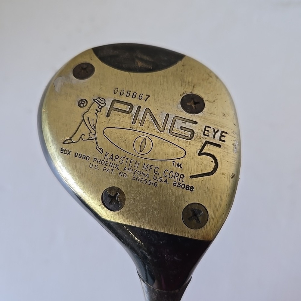Vintage PING‎ KARSTEN I Golf Club Wood No. 5